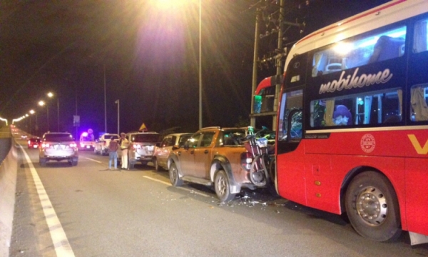 Tai nạn liên tiếp trên cao tốc Long Thành – Dầu Giây 